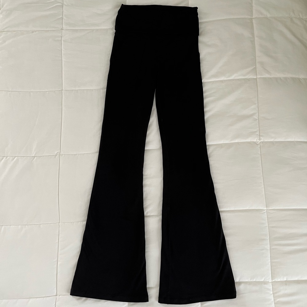 Aerie Offline Hugger Foldover Flare Legging